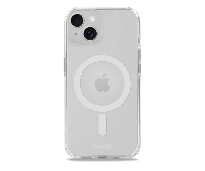 Etui do telefonów Holdit MagSafe Case iPhone 15/14/13 White/Transparent